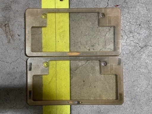 ウィザード ナンバーフレーム当時物？