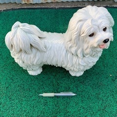 インテリア、オブジェ、犬、マルチーズ、陶器
