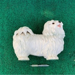 インテリア、オブジェ、犬、マルチーズ、陶器の画像