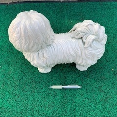 インテリア、オブジェ、犬、マルチーズ、陶器の画像