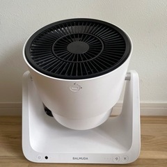 【16,000円→8,000円】バルミューダ グリーンファン C2 サーキュレーター サーキュ BALMUDA 扇風機 暑さ対策 静音 DC DCモーター おしゃれ 脱臭 部屋干し 室内干し ホワイト A02A A02A-WK 寝室 節電 リモコン付き 卓上 省エネの画像