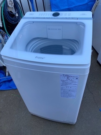 超お薦め品‼️AQUA Prette ガラストップ/自動投入 8kg 2022年