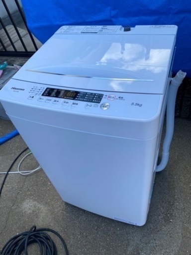 お薦め品‼️分解洗浄済み‼️ハイセンス洗濯機5.5kg 2020年
