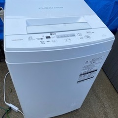 お薦め品‼️洗浄済み‼️東芝洗濯機4.5kg 2019年②