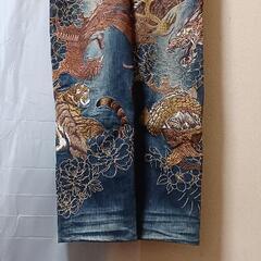 絡繰魂粋の四神デニムパンツ