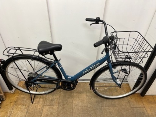N177★riaju kiitoos製★２７インチ普通自転車★防犯登録料込