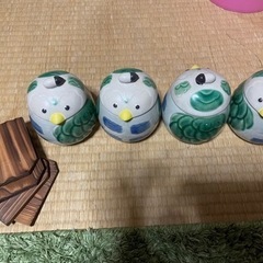 茶碗蒸しの器　フクロウ
