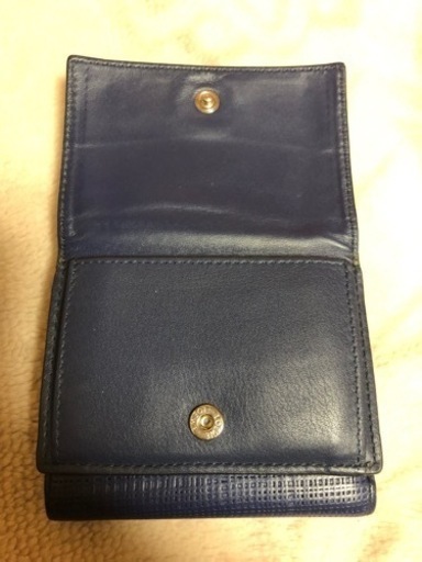LOEWE ロエベ トライフォールド　リネン　三つ折り　小銭入れ付