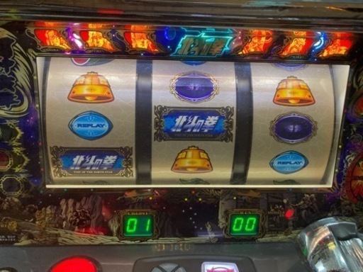 【値下げしました】５号機 パチスロ北斗の拳 転生の章 サミー パチスロ実機 スロット実機 家庭用電源 不要機付 動作確認済　1733