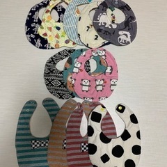 スタイ　よだれかけ　リバーシブル12枚の画像