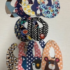 スタイ　よだれかけ　リバーシブル12枚