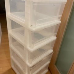 5段　チェスト　キャスター付きの画像