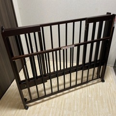 ベビーベッド　ブラウン　スリーピーの画像