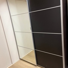 IKEA PAX パックス ブラックブラウン, 150x58x2...