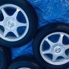 冬タイヤ 185/65R15 プリウス等用アルミ付きスタッドレス4本組の画像