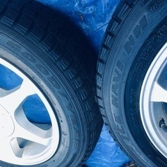 冬タイヤ 185/65R15 プリウス等用アルミ付きスタッドレス4本組の画像