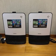 人感センサー付き　ファンヒーター　2台【受け渡し者決定しました】の画像