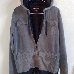 古着ジップパーカー