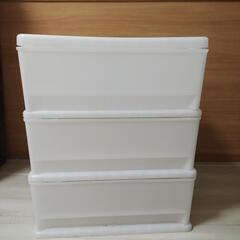 3段ボックス　収納ボックス　収納棚