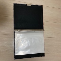 布カバー　ファイル　チェック柄の画像