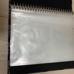 布カバー　ファイル　チェック柄の画像
