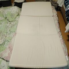 マットレス　6㎝厚　三つ折り　お譲り　引取専用　ペット用　禁煙・非ペット家庭の画像