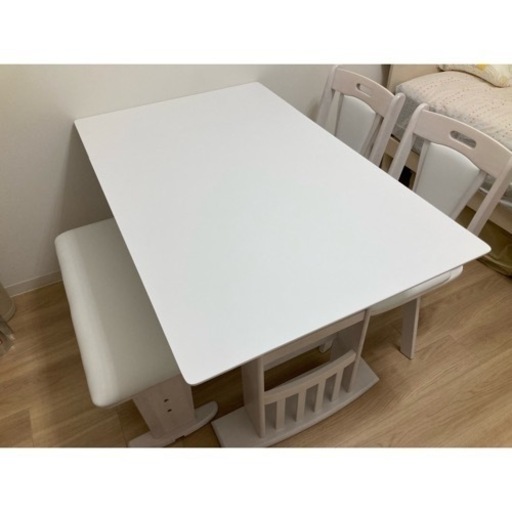 ダイニングセット　幅90〜120×奥行き75×高さ70