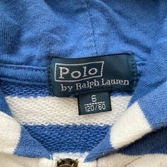 【綺麗ですポロ　ラルフローレン 】子供服　男の子　ジップアップパーカー　120の画像