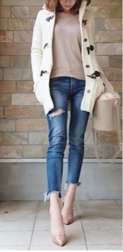 ♡バーク　Bark ニット　ダッフルコート　XS