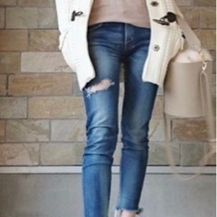 ♡バーク　Bark ニット　ダッフルコート　XSの画像