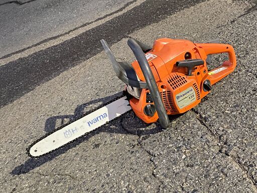 現物確認歓迎、初期不良やアフターケアも安心 動作品 ハスクバーナ Husqvarna　40.9cc 高出力 X-Torq エンジン チェーンソー　135e