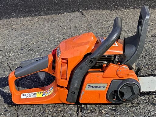 現物確認歓迎、初期不良やアフターケアも安心 動作品 ハスクバーナ Husqvarna　40.9cc 高出力 X-Torq エンジン チェーンソー　135e