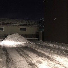 正月明け重機で除雪いたします。