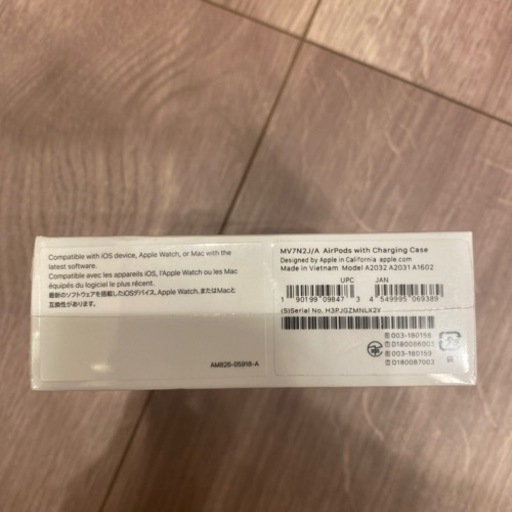 【★新品★】Apple Airpods (第2世代) 未開封100%純正品