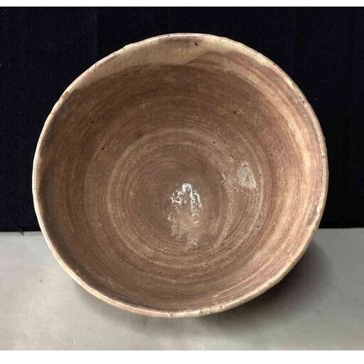 e2053 古萩 抹茶碗 仕覆 木箱入り 萩焼 茶道具