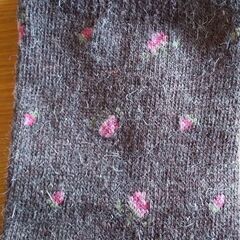 新品･未使用 22～24cm 花柄2点セット 婦人靴下の画像