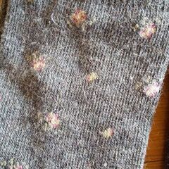 新品･未使用 22～24cm 花柄2点セット 婦人靴下の画像