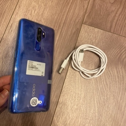 【美品】激安❗️SIMフリー OPPO A5 2020 Blue CPH1943 (楽天モバイル版）