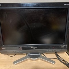 液晶カラーテレビ 20 SHARP