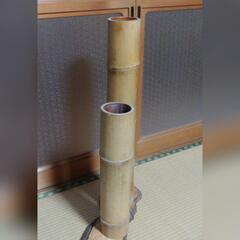 本竹製　対　花入れ　手作り　古物の画像
