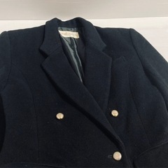 【美品】コート カシミヤ素材入　ジャケット　裏地付き　9号の画像