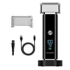 【新品未使用品】メンズシェーバー  IPX7防水  USB Ty...