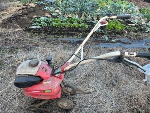 【値引しました】小型耕運機 ヤンマー MTE30、マルチと穴あけ器もお付けします。
