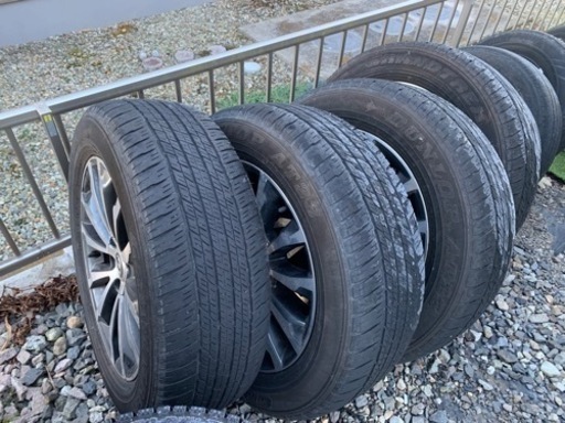 タイヤ/ホイール4本　ランドクルーザープラド　TX-Lパッケージ　純正19インチ