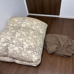 日本製 羽毛布団　ダウン92％ フェザー8% 手摘み　ホワイトグース　ダブルサイズの画像