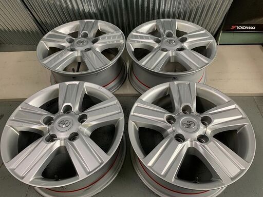 売約済　ランクル200純正　18×8J　5H150　＋60　トヨタ純正　バランサー検品済