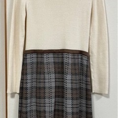 《取引終了》INDIVI インディヴィ　ニットワンピースの画像