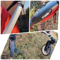 ピジョン A型 ベビーカー ランフィ エフRunfee Ef 赤 Pigeonの画像