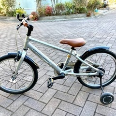 子供 自転車 補助輪付 18インチの画像