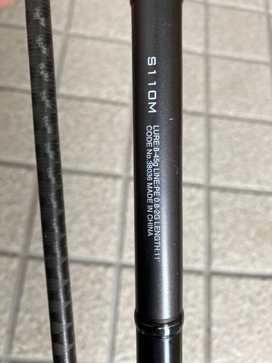 竿　ロッド　シーバス　ディアルーナ　S110M